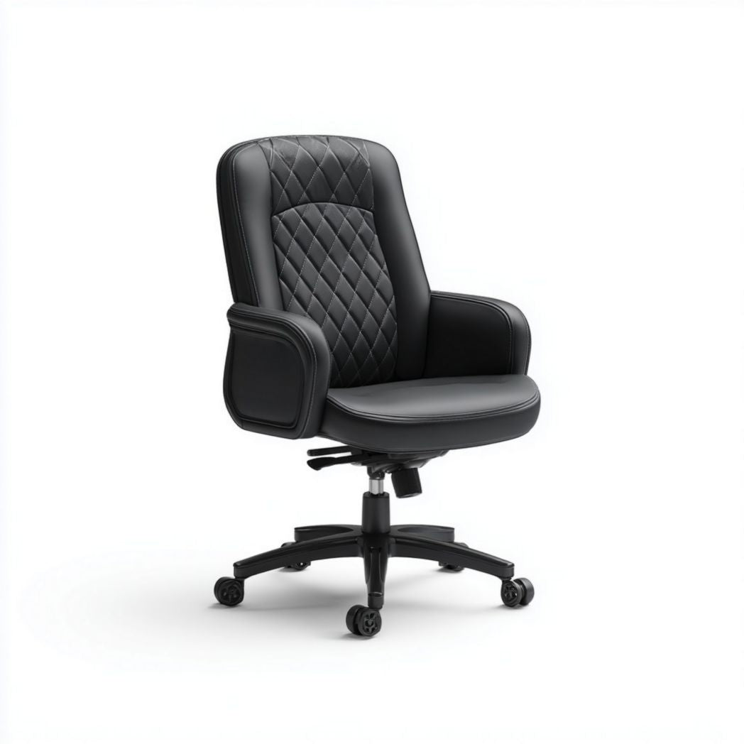 Bureau stoel van kunstleer voor kantoor of thuisgebruik - 60 x 60 x 120