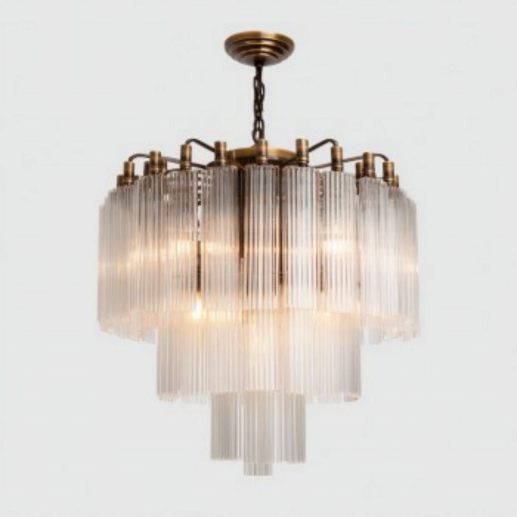 Hanglamp van glas voor de eetkamer - 50 x 50 x 70